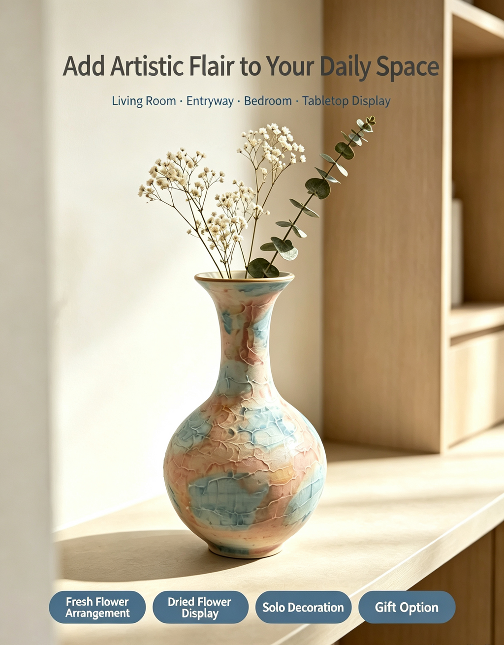 Colorful Home Ceramic Vase